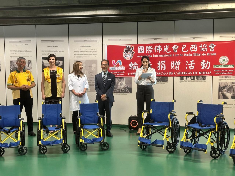 Taiwan fortalece laços com o Brasil em ação solidária no Hospital Sarah Brasília