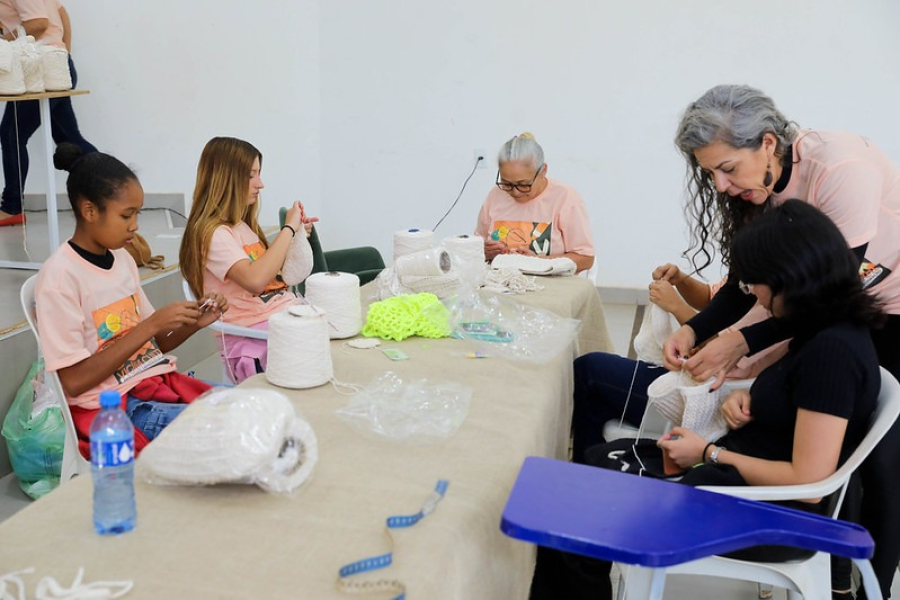 Oficinas gratuitas de crochê no Guará abrem inscrições com foco em renda e empreendedorismo