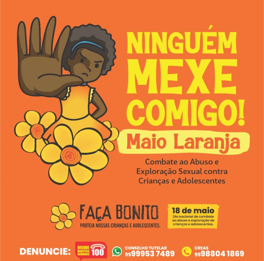 Maio Laranja mobiliza o DF em defesa da infância e no combate à violência sexual