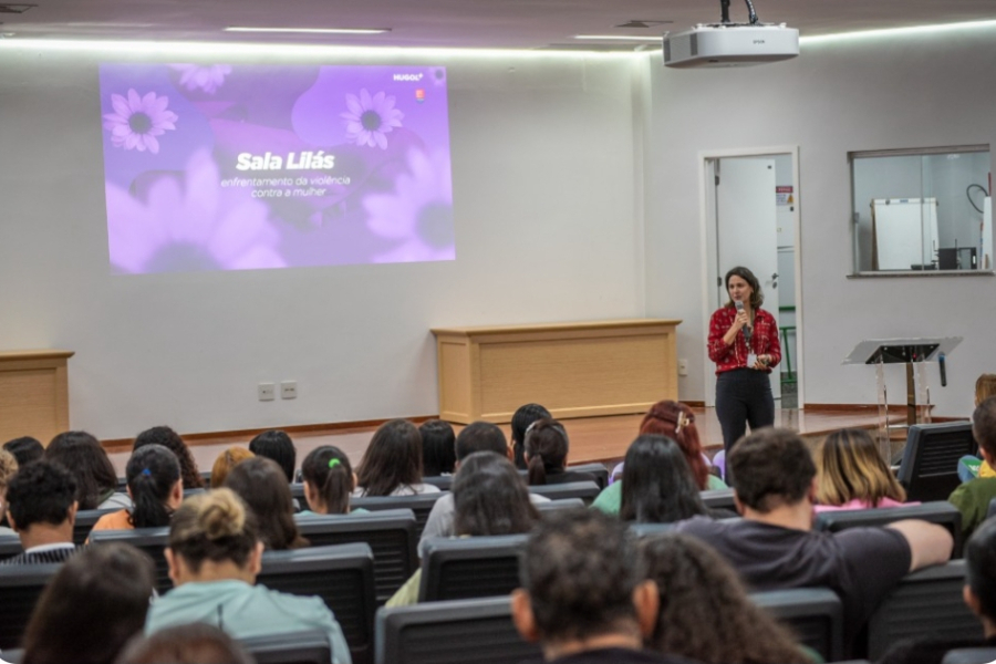 Sala Lilás fortalece rede de proteção às mulheres em Goiás com acolhimento humanizado no Hugol