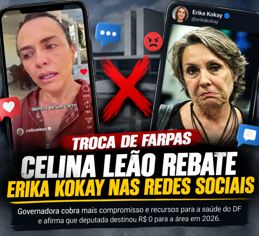 Celina Leão rebate Erika Kokay e cobra mais investimentos federais para a saúde do Distrito Federal