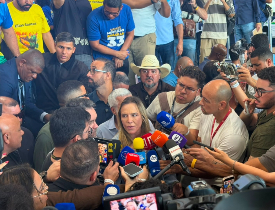 Celina Leão anuncia apoio nacional do PP e União Brasil a Flávio Bolsonaro