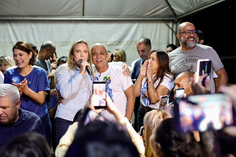 Celina Leão reúne-se com Michelle Bolsonaro, Damares Alves e Pepa em Planaltina.