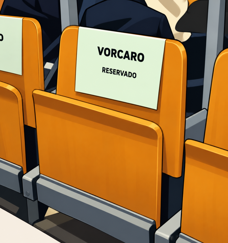 Foto de cadeira reservada a Vorcaro levanta questionamentos sobre acesso a evento com Lula